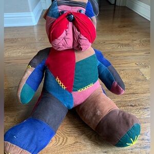 Vintage Faratak Quilted Patchwork Stuffed Animal‎